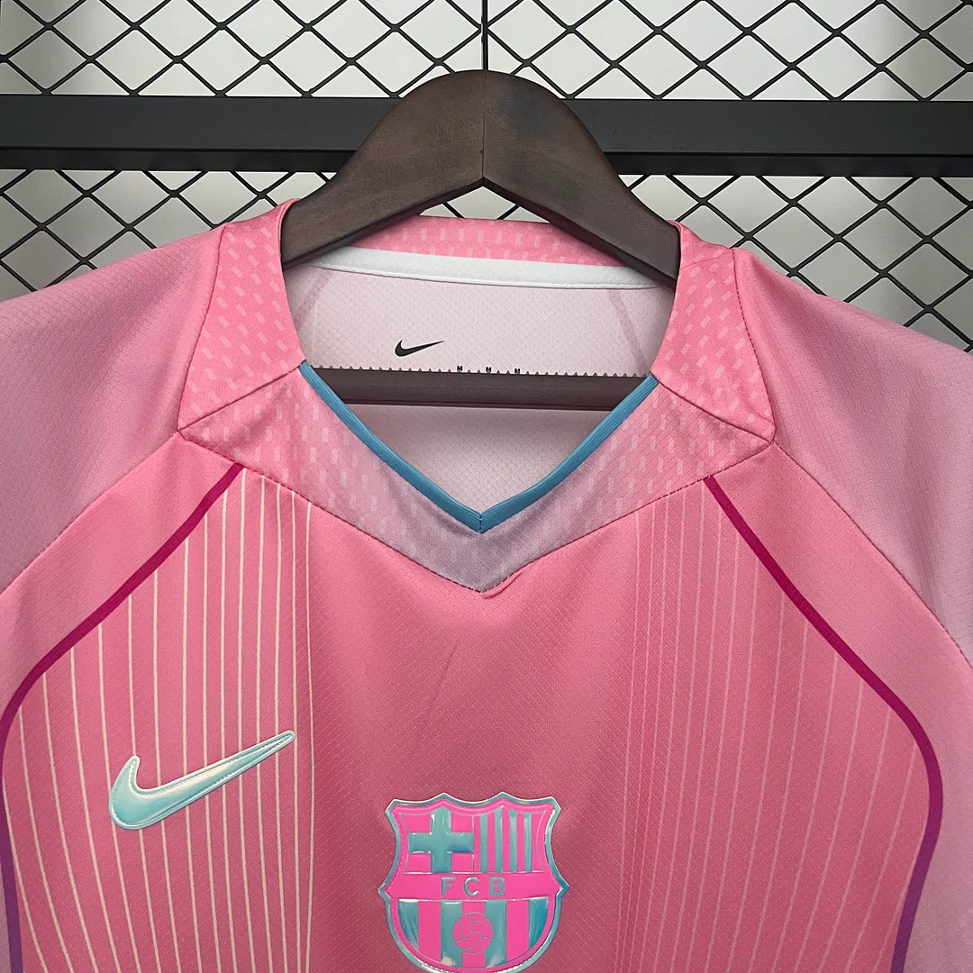 2025/2026 Barcelona Concept Pink Football Shirt 1:1 Thai Quality - Image 3