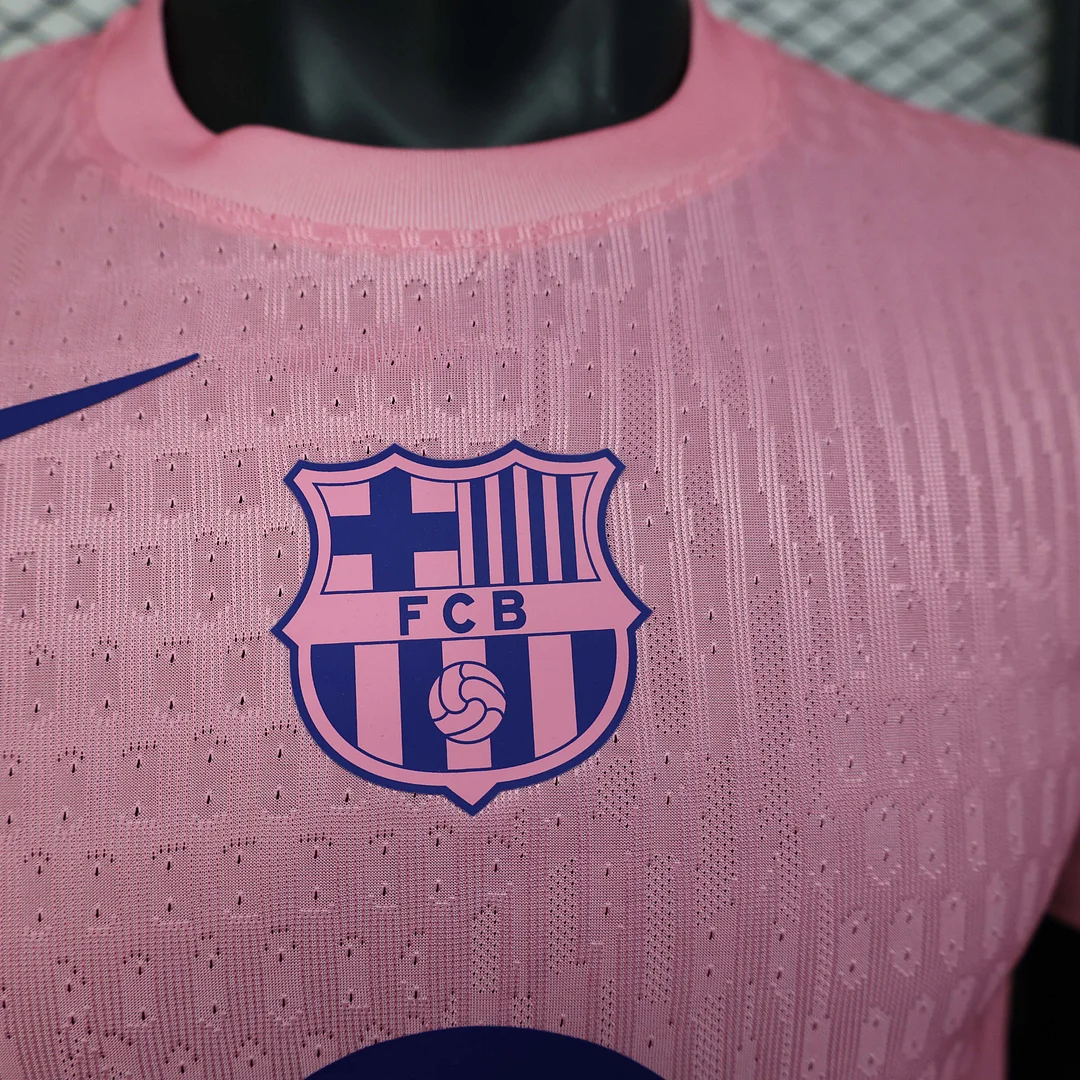 2025/2026 Player Version Barcelona Special Edition Pink Football Shirt 1:1 Thai Quality - Image 8