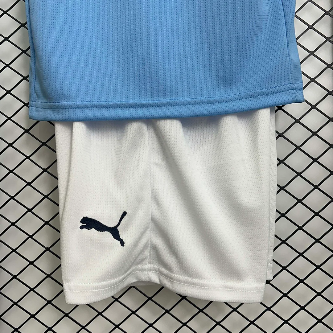 2025/2026 Manchester City Home Football Shirt 1:1 Thai Quality Kids Size - Image 9