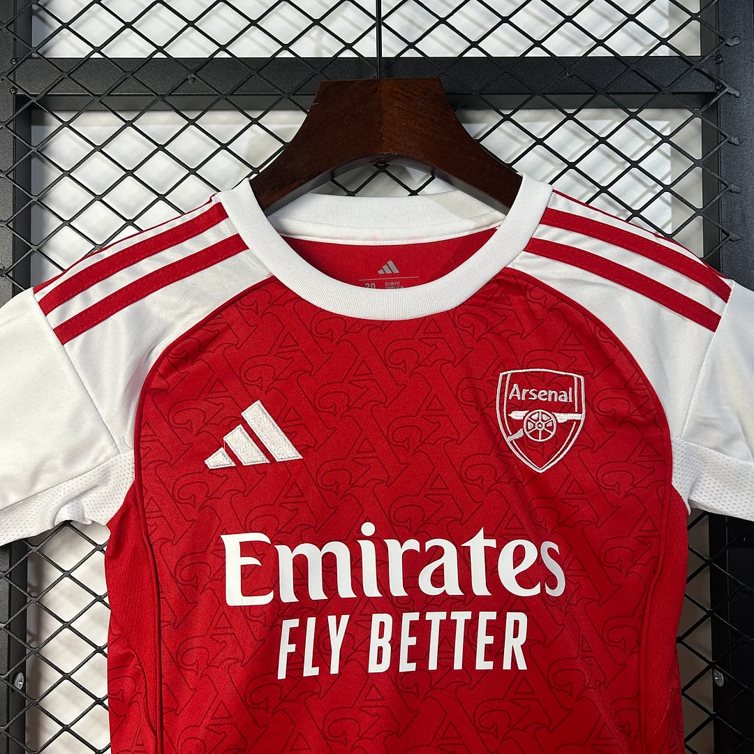 2025/2026 Arsenal Home Football Shirt 1:1 Thai Quality Kids Size - Image 3