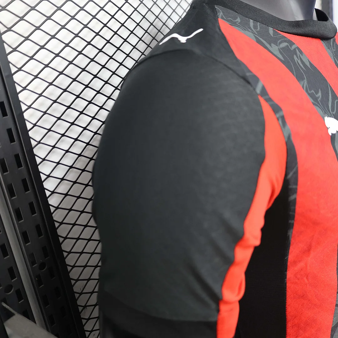 2025/2026 Player Version AC Milan Home Soccer Jersey 1:1 Thai Quality - Image 4