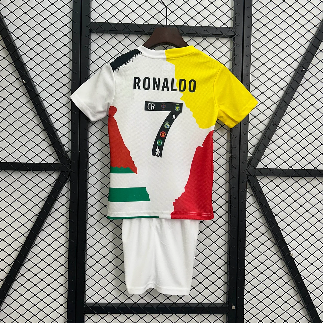 2025/2026 Ronaldo Personal Commemorative Edition Football Shirt 1:1 Thai Quality Kids Size - Image 2
