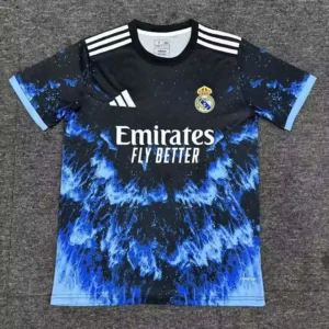 2025/2026 Real Madrid Special Edition Black And Blue Football Shirt1:1 Thai Quality