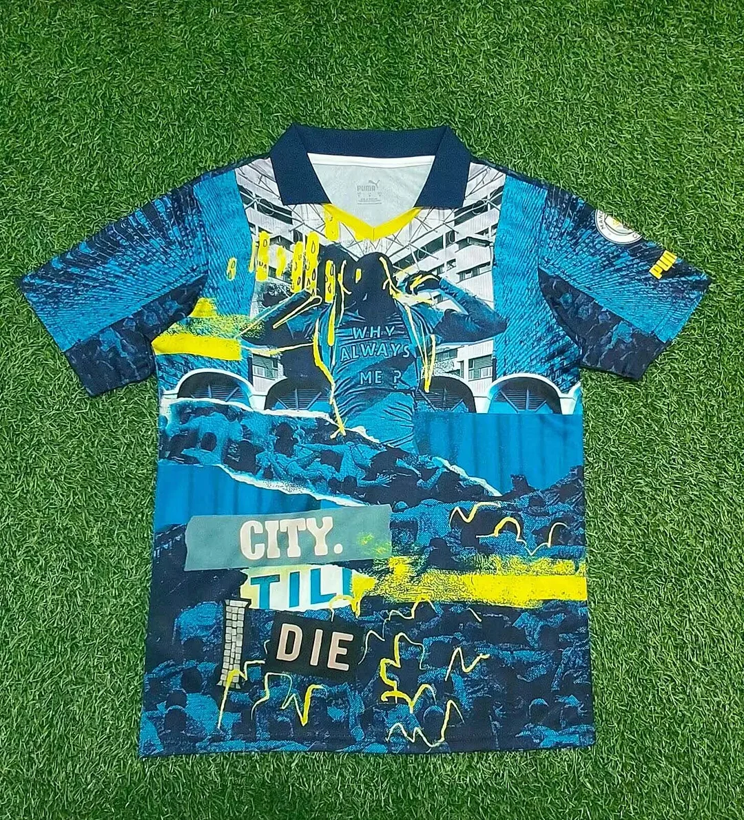 2025/2026 Manchester City Special Edition Blue Football Shirt 1:1 Thai Quality