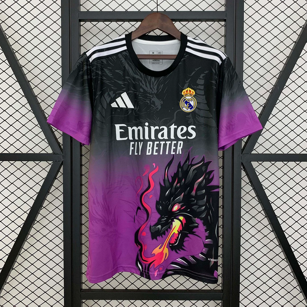 2025/2026 Real Madrid Special Edition Purple Football Shirt1:1 Thai Quality