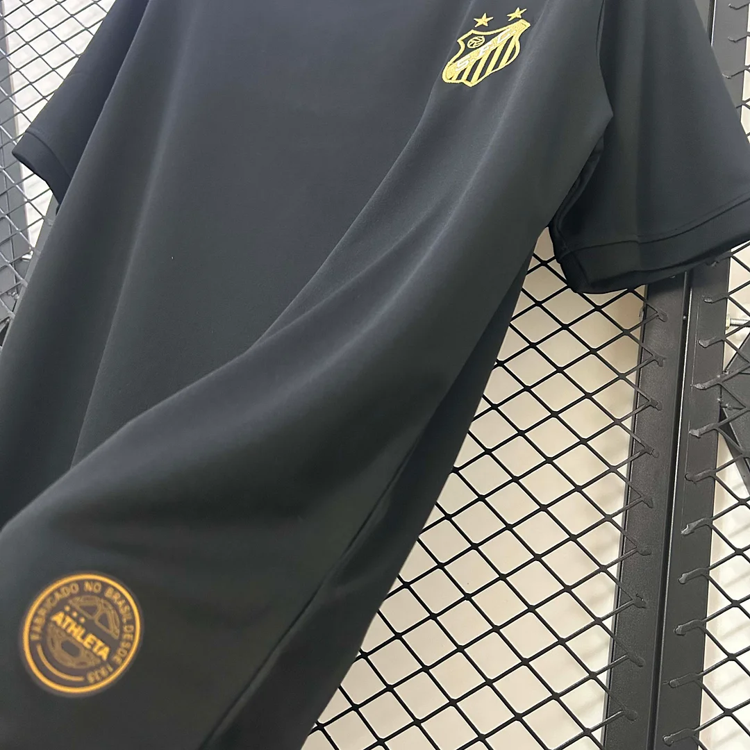 2025/2026 Santos Commemorative Edition Black Football Shirt 1:1 Thai Quality - Image 6