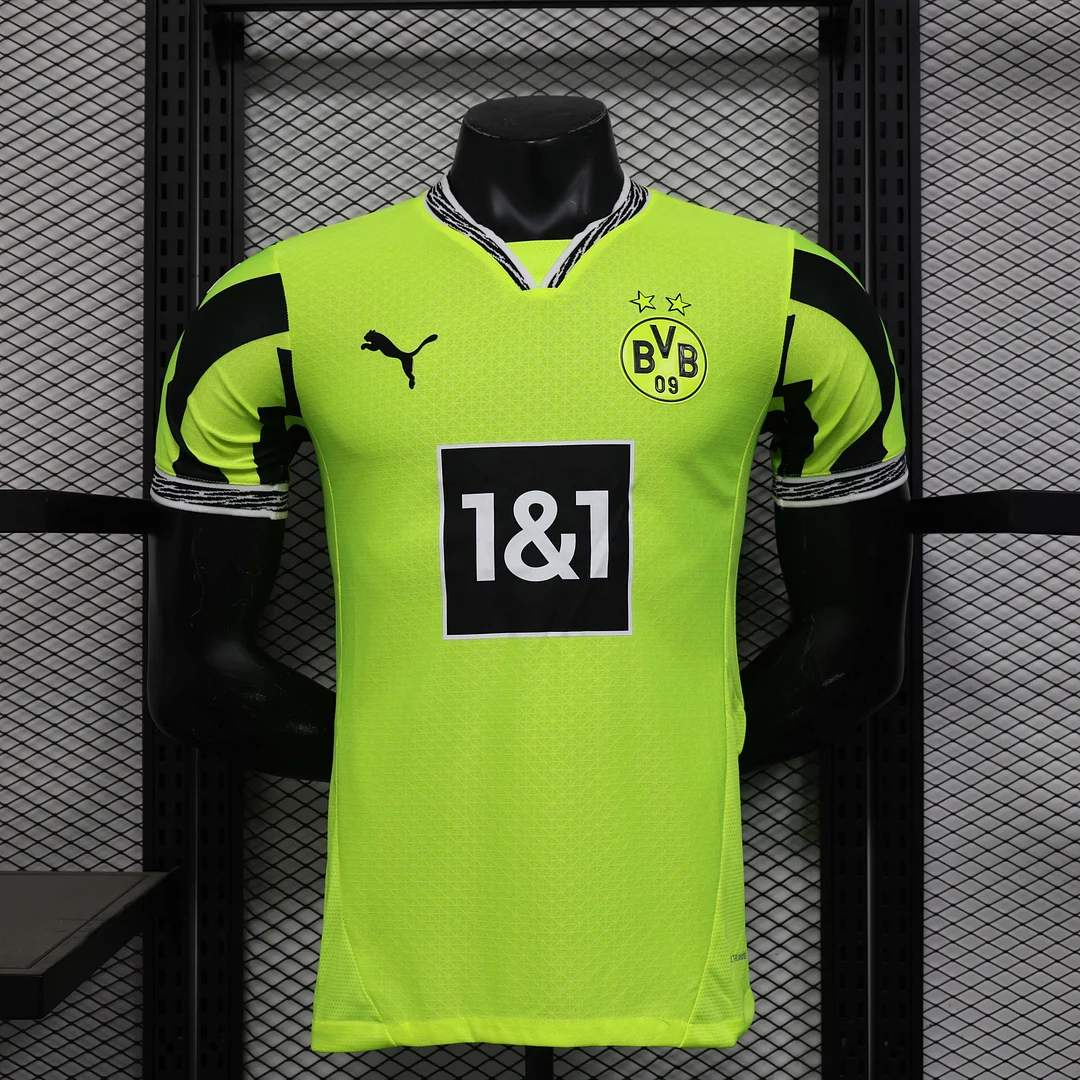 2025/2026 Player Version Dortmund Special Edition Fluorescent green Football Shirt 1:1 Thai Quality