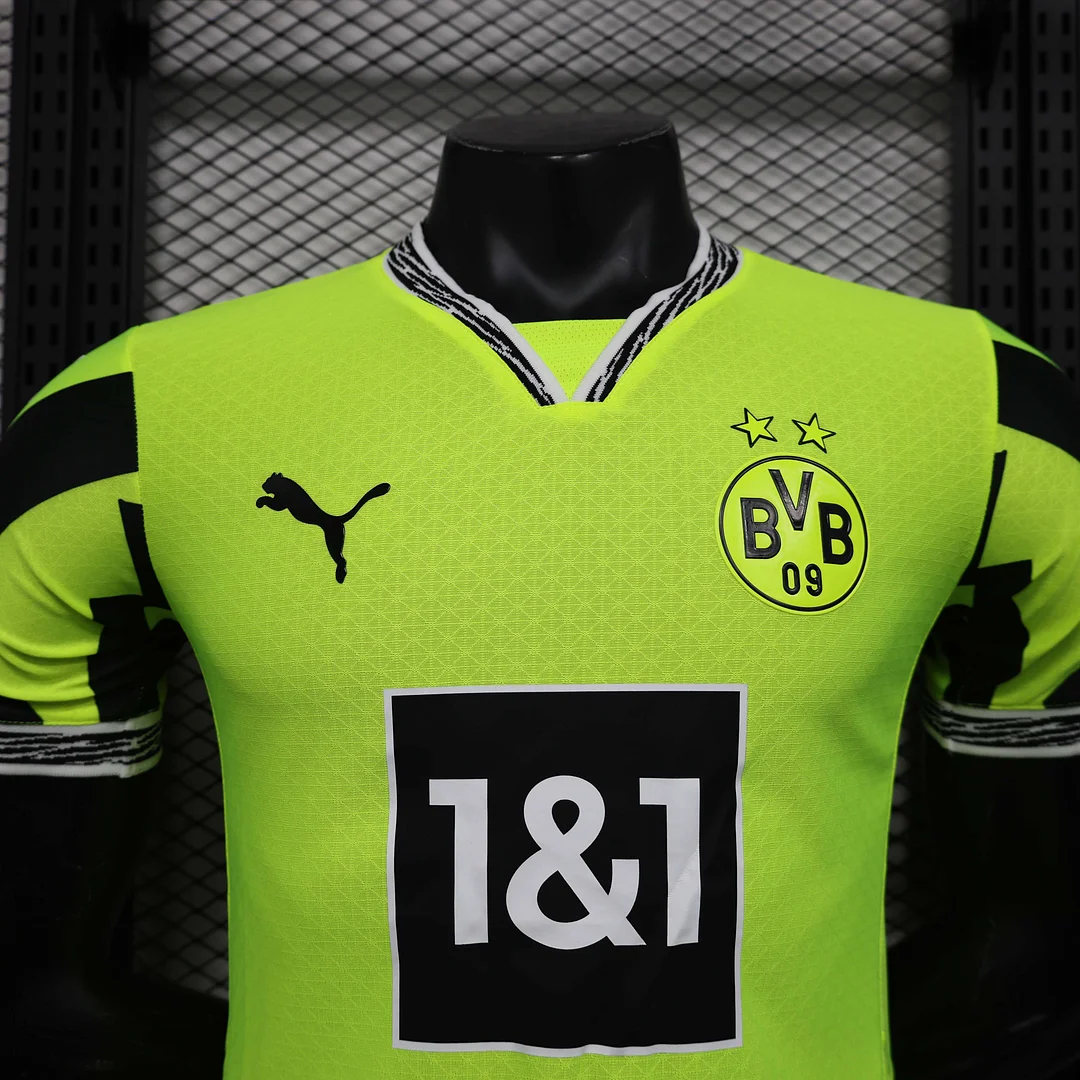 2025/2026 Player Version Dortmund Special Edition Fluorescent green Football Shirt 1:1 Thai Quality - Image 6