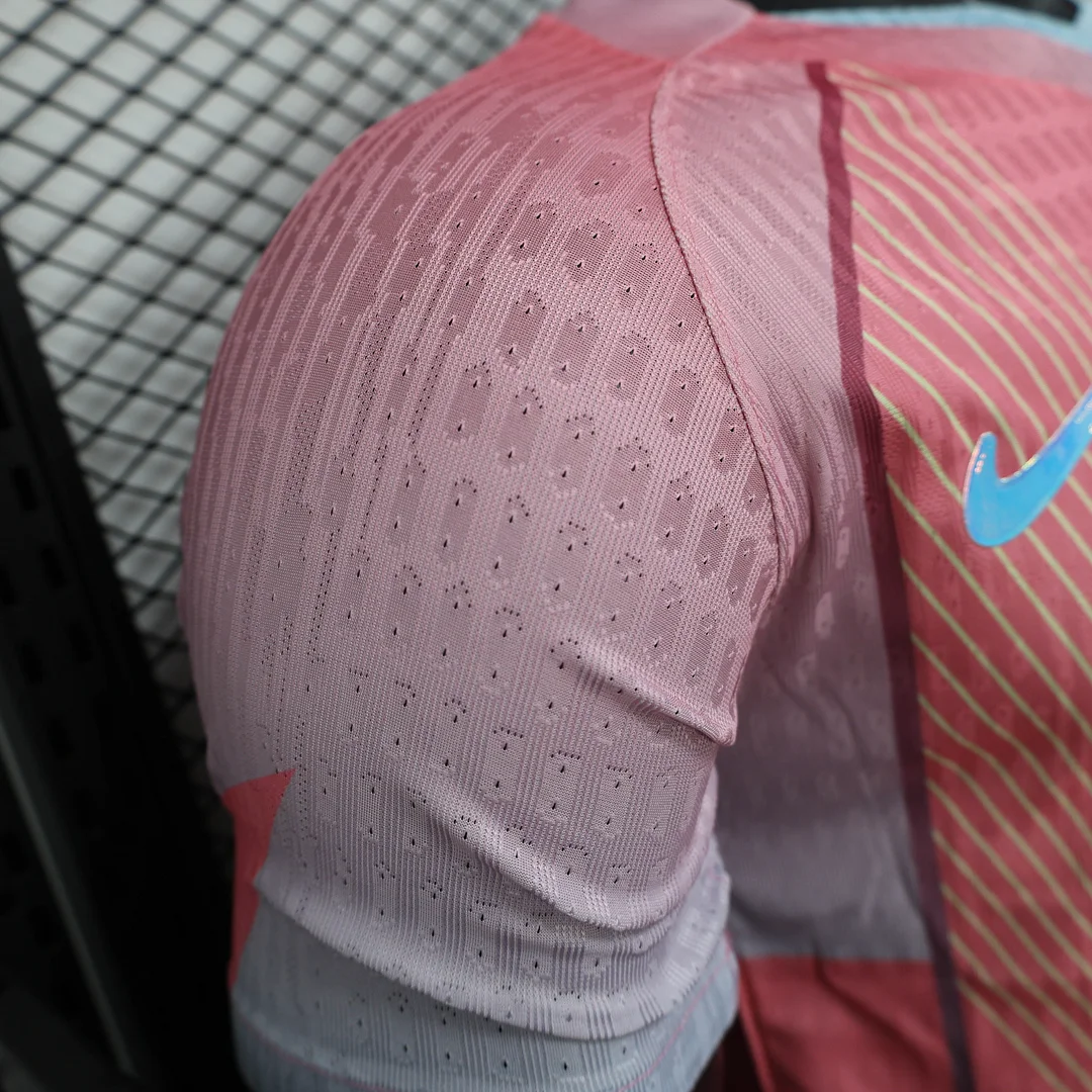 2025/2026 Player Version Barcelona Concept Pink Football Shirt 1:1 Thai Quality - Image 7