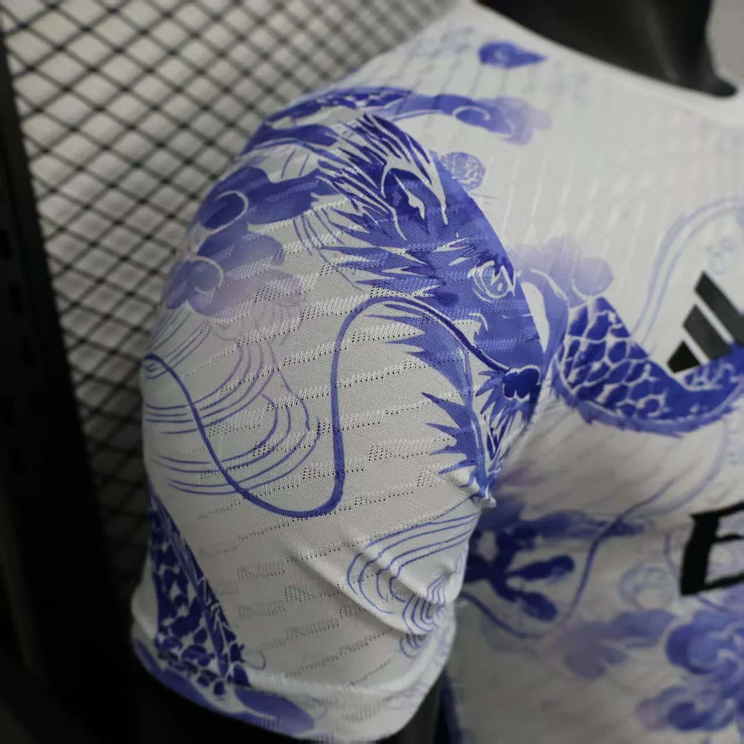 2025/2026 Player Version Real Madrid Special Edition White And Blue Football Shirt 1:1 Thai Quality - Image 3