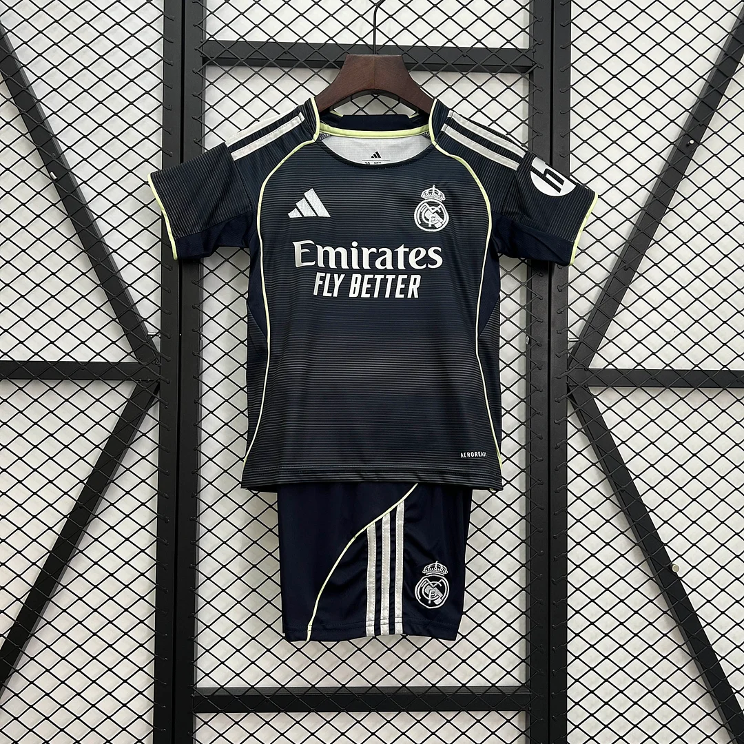 2025/2026 Real Madrid Away Football Shirt 1:1 Thai Quality Kids Size