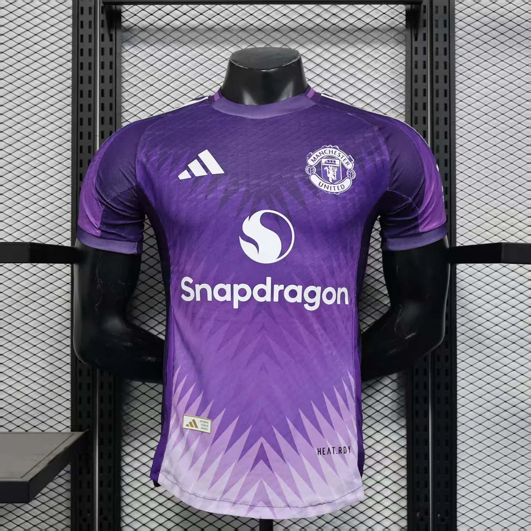 2025/2026 Player Version Manchester United Special Edition Purple Football Shirt 1:1 Thai Quality