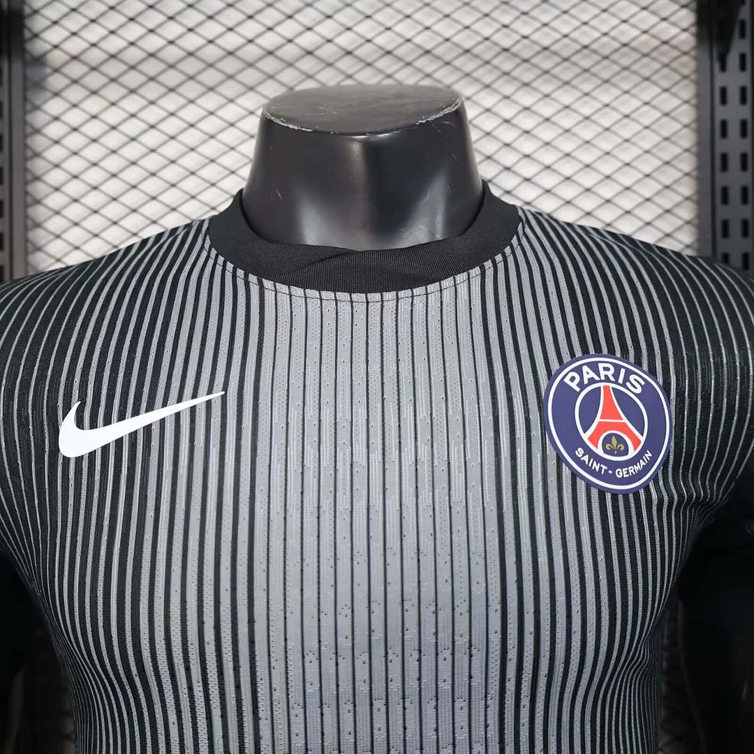2025/2026 Player Version Psg Paris Saint-Germain Goalkeeper Black Football Shirt 1:1 Thai Quality - Image 5