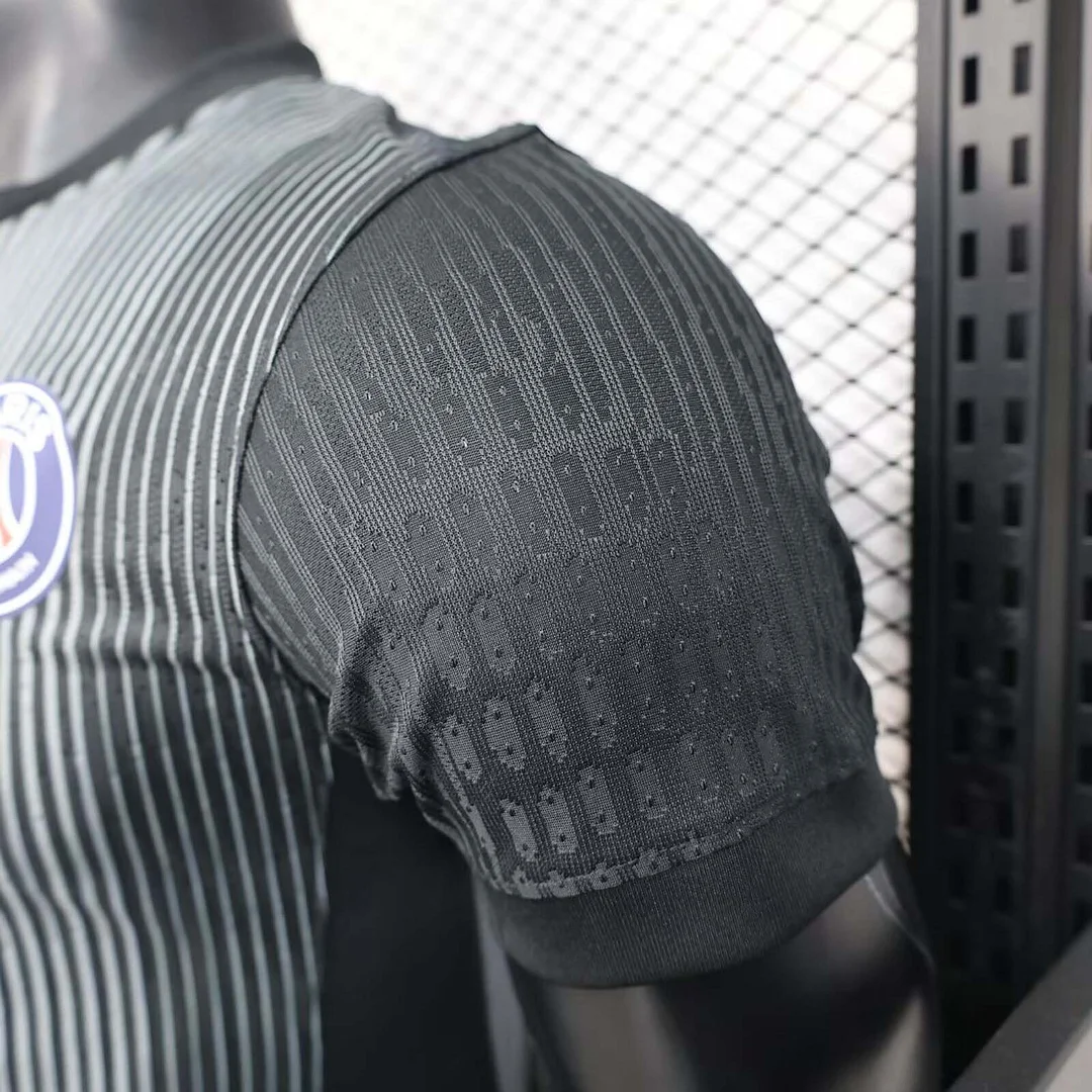 2025/2026 Player Version Psg Paris Saint-Germain Goalkeeper Black Football Shirt 1:1 Thai Quality - Image 7