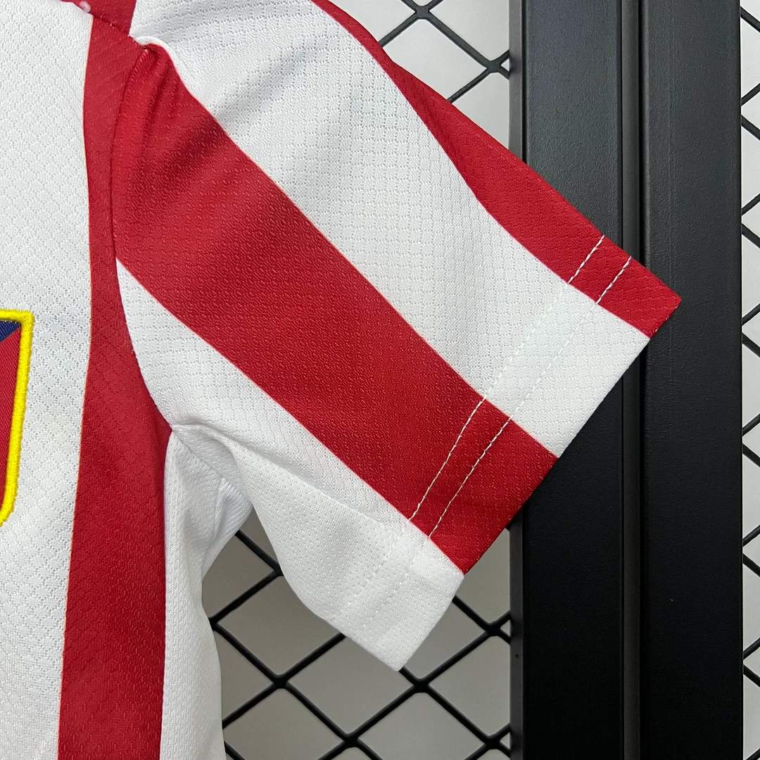 2025/2026 Atletico Madrid Home Soccer Jersey 1:1 Thai Quality Kids Size - Image 8