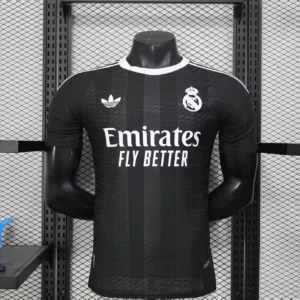 2025/2026 Player Version Real Madrid Goalkeeper Black Football Shirt 1:1 Thai Quality