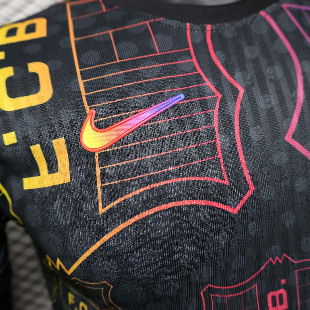 2025/2026 Player Version Barcelona Special Edition Black Football Shirt 1:1 Thai Quality - Image 4