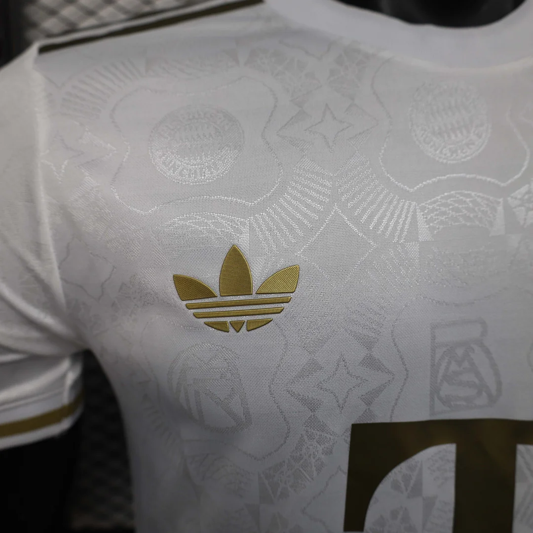 2025/2026 Player Version Bayern Munich 125th Anniversary Edition White Football Shirt 1:1 Thai Quality - Image 4