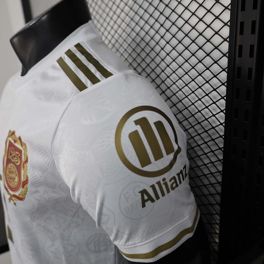 2025/2026 Player Version Bayern Munich 125th Anniversary Edition White Football Shirt 1:1 Thai Quality - Image 7