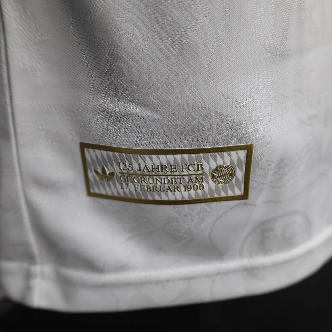2025/2026 Player Version Bayern Munich 125th Anniversary Edition White Football Shirt 1:1 Thai Quality - Image 8