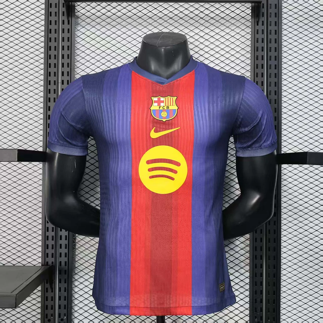 2025/2026 Player Version Barcelona Special Edition Red and blue Football Shirt 1:1 Thai Quality