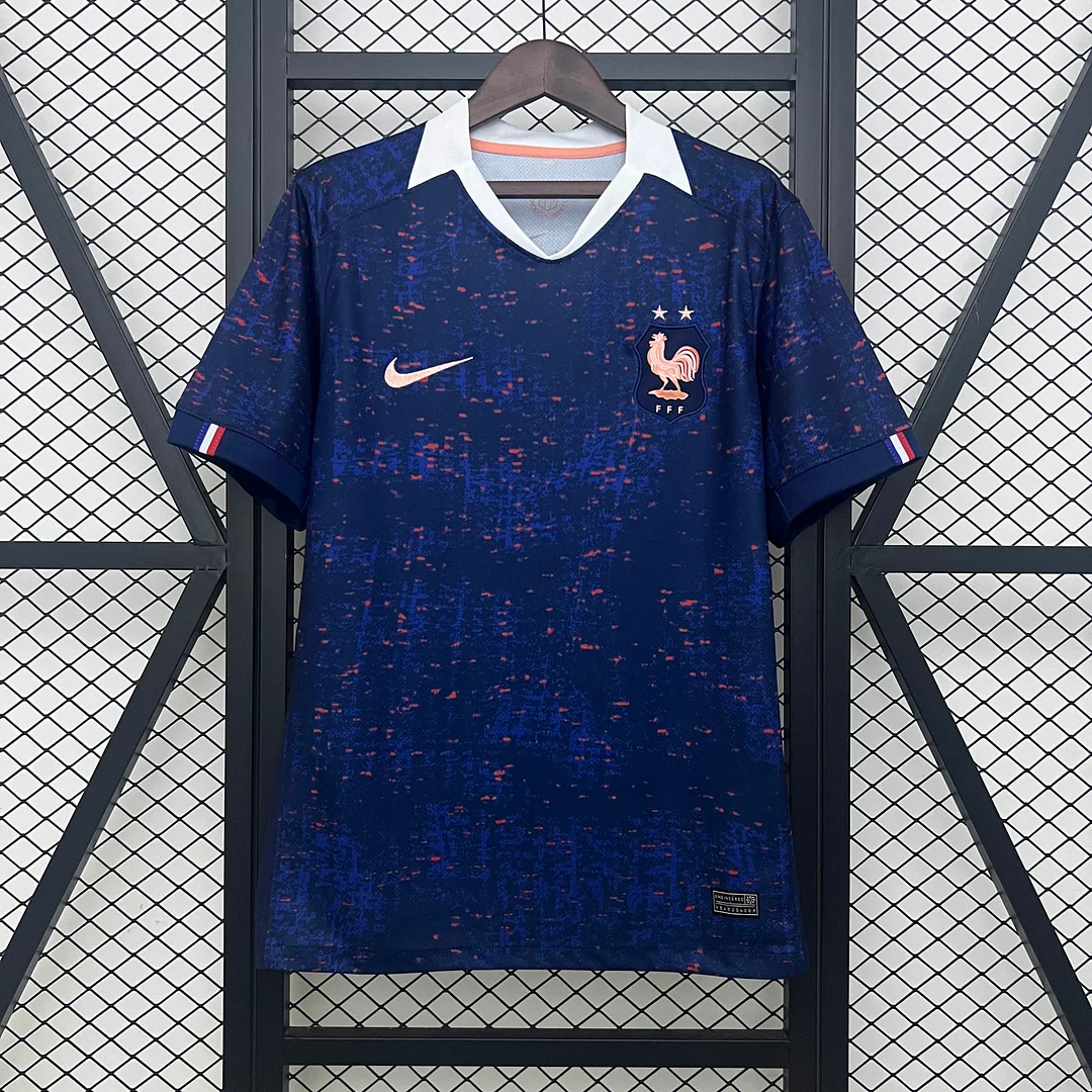 2025 France Women's Team Home Football Shirt 1:1 Thai Quality Men With