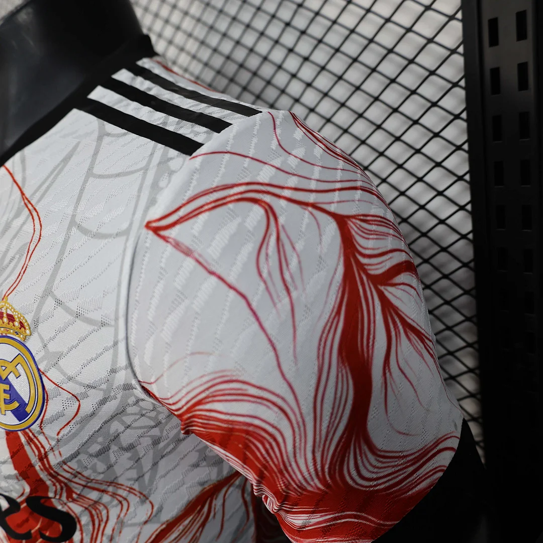 2025/2026 Player Version Real Madrid Special Edition Red Football Shirt 1:1 Thai Quality - Image 7