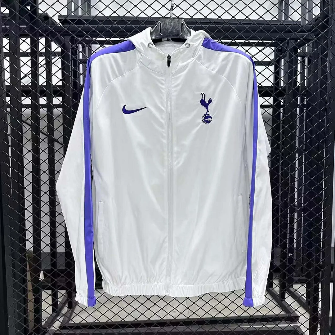 2025/2026 Tottenham Windbreaker White Football Shirt 1:1 Thai Quality