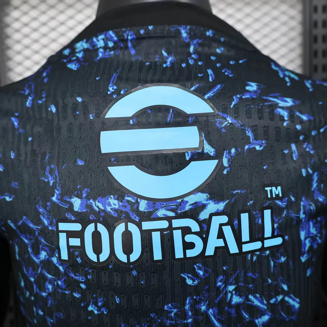 2025/2026 Player Version Inter Milan Pre Match Training Wear Dark Blue Football Jersey1:1 Quality Thai - Image 5