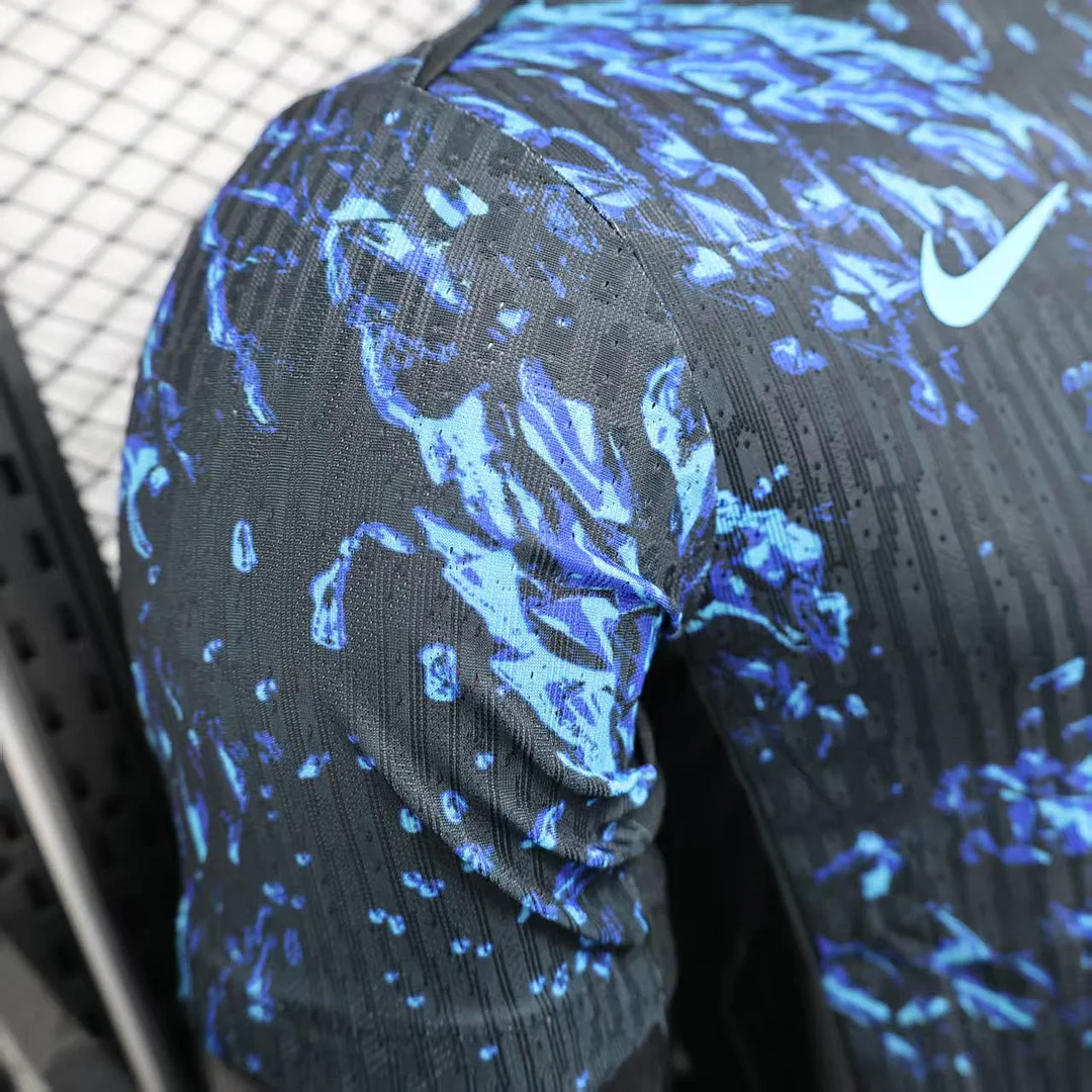 2025/2026 Player Version Inter Milan Pre Match Training Wear Dark Blue Football Jersey1:1 Quality Thai - Image 8