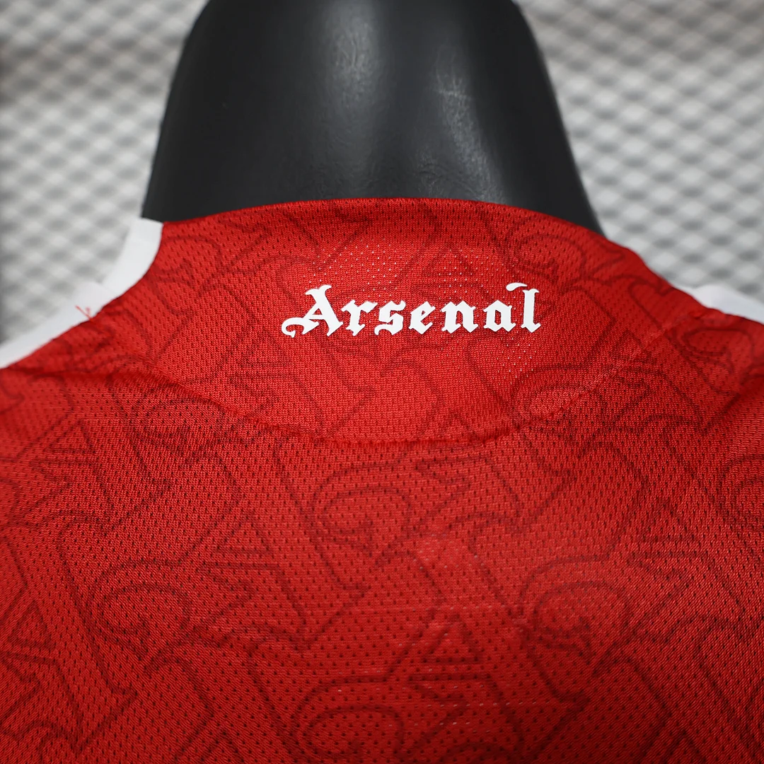 2025/2026 Player Version Long Sleeve Arsenal Home Football Shirt 1:1 Thai Quality - Image 5