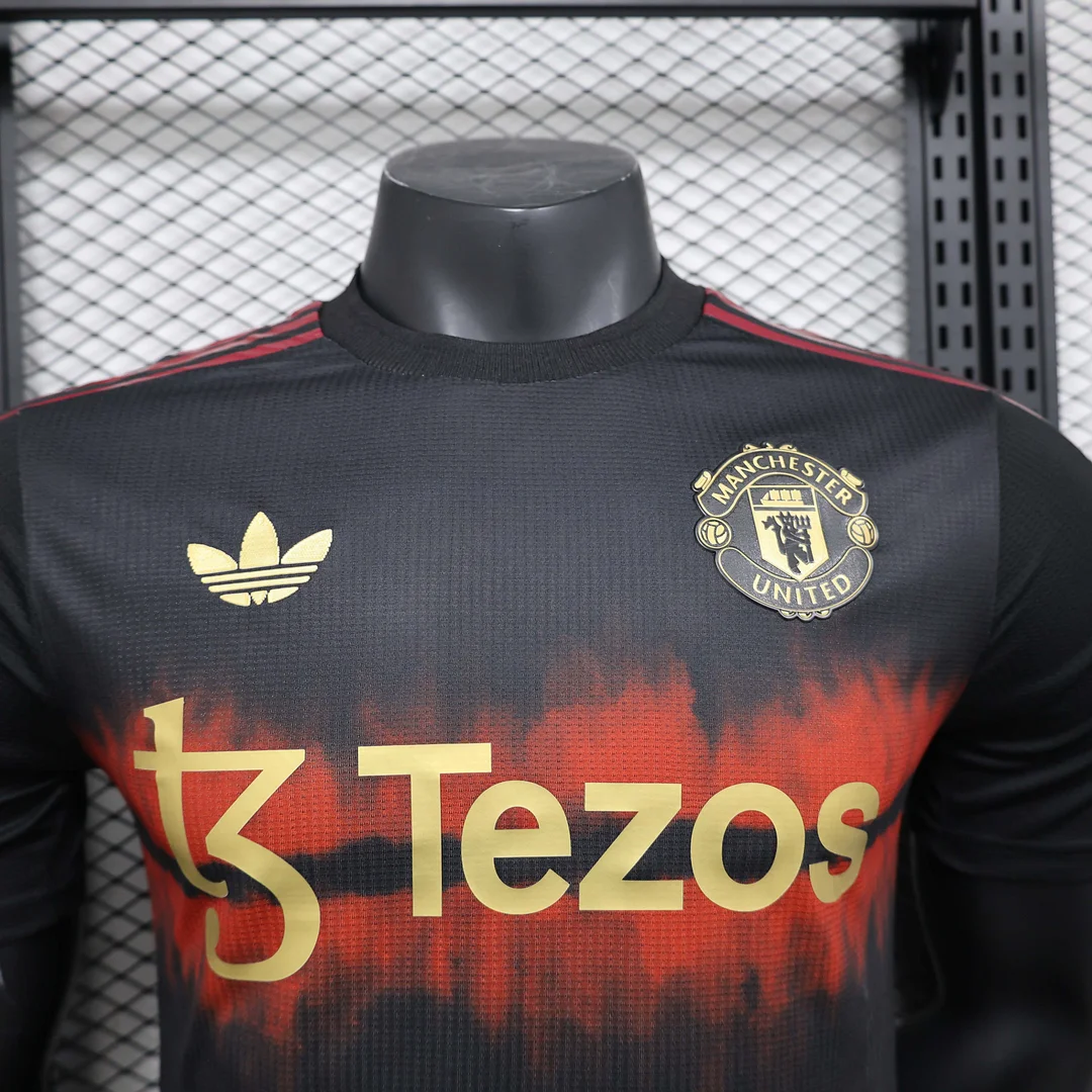 2025/2026 Player Version Manchester United Special Edition Black Red Football Shirt 1:1 Thai Quality - Image 5