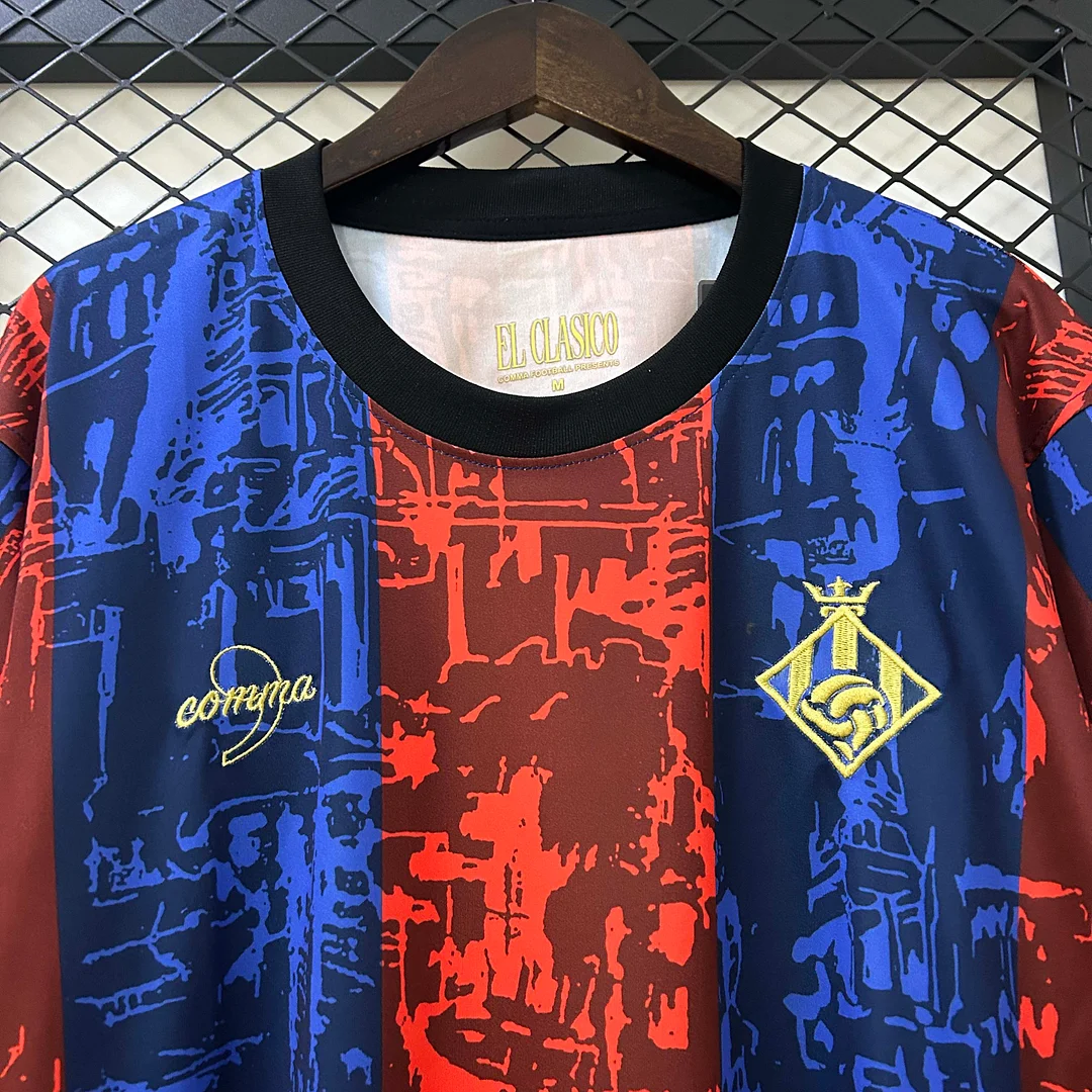 2025/2026 Barcelona Jointly Signed Red and blue Football Shirt 1:1 Thai Quality - Image 3