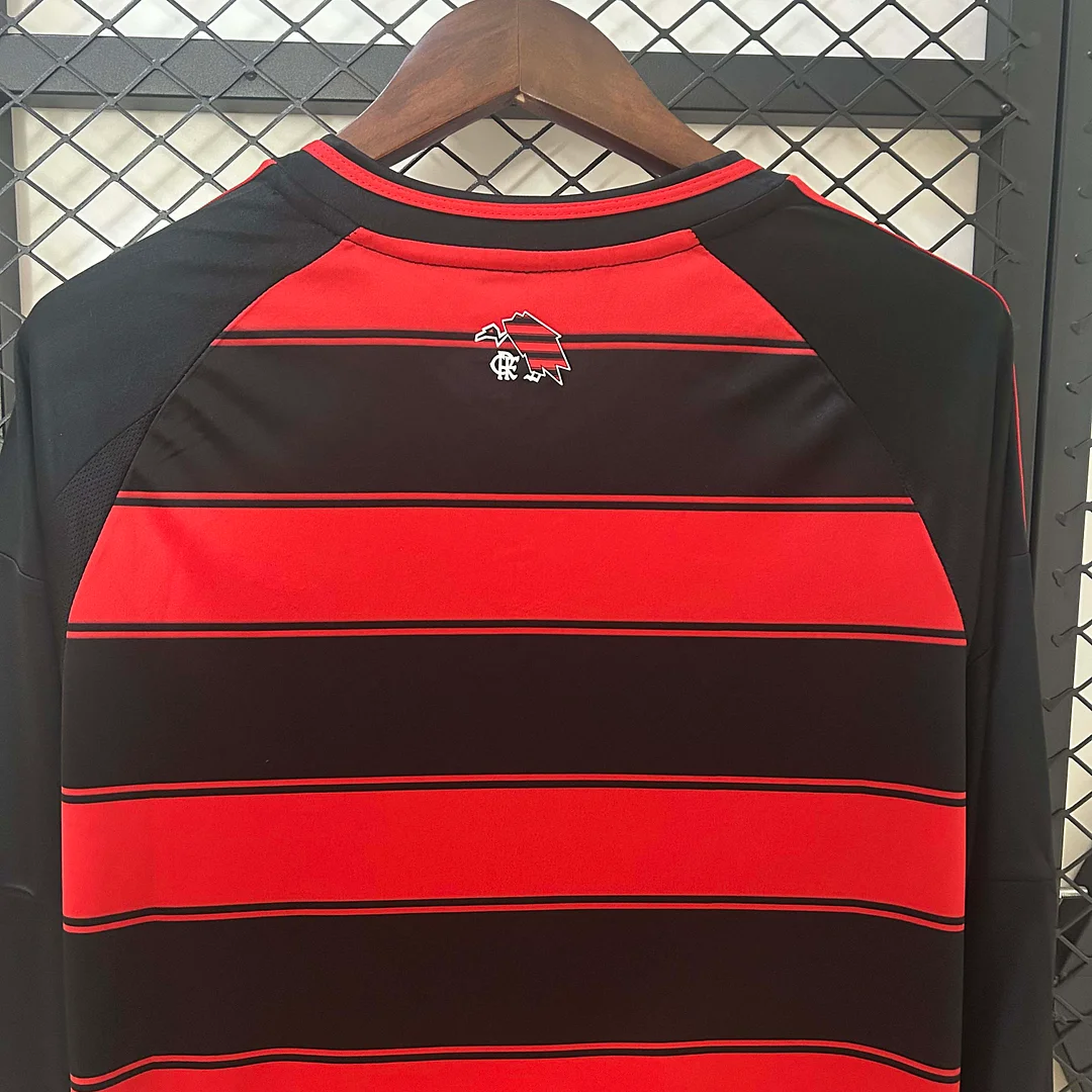 2025/2026 Long Sleeve Flamengo Home Jersey 1:1 Thai Quality - Image 4