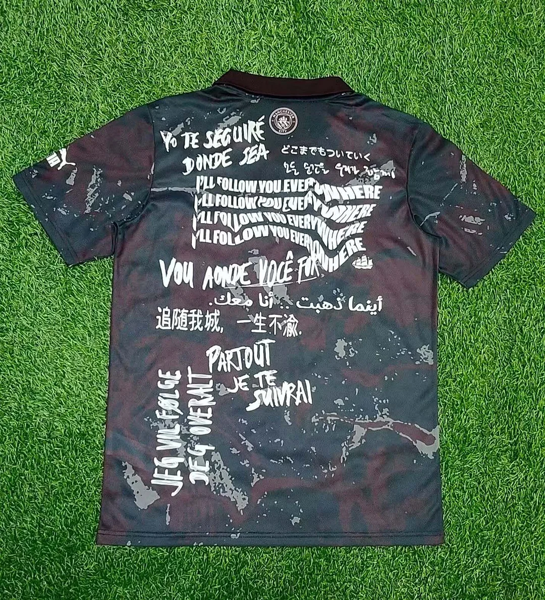 2025/2026 Manchester City Special Edition Black Football Shirt 1:1 Thai Quality - Image 2