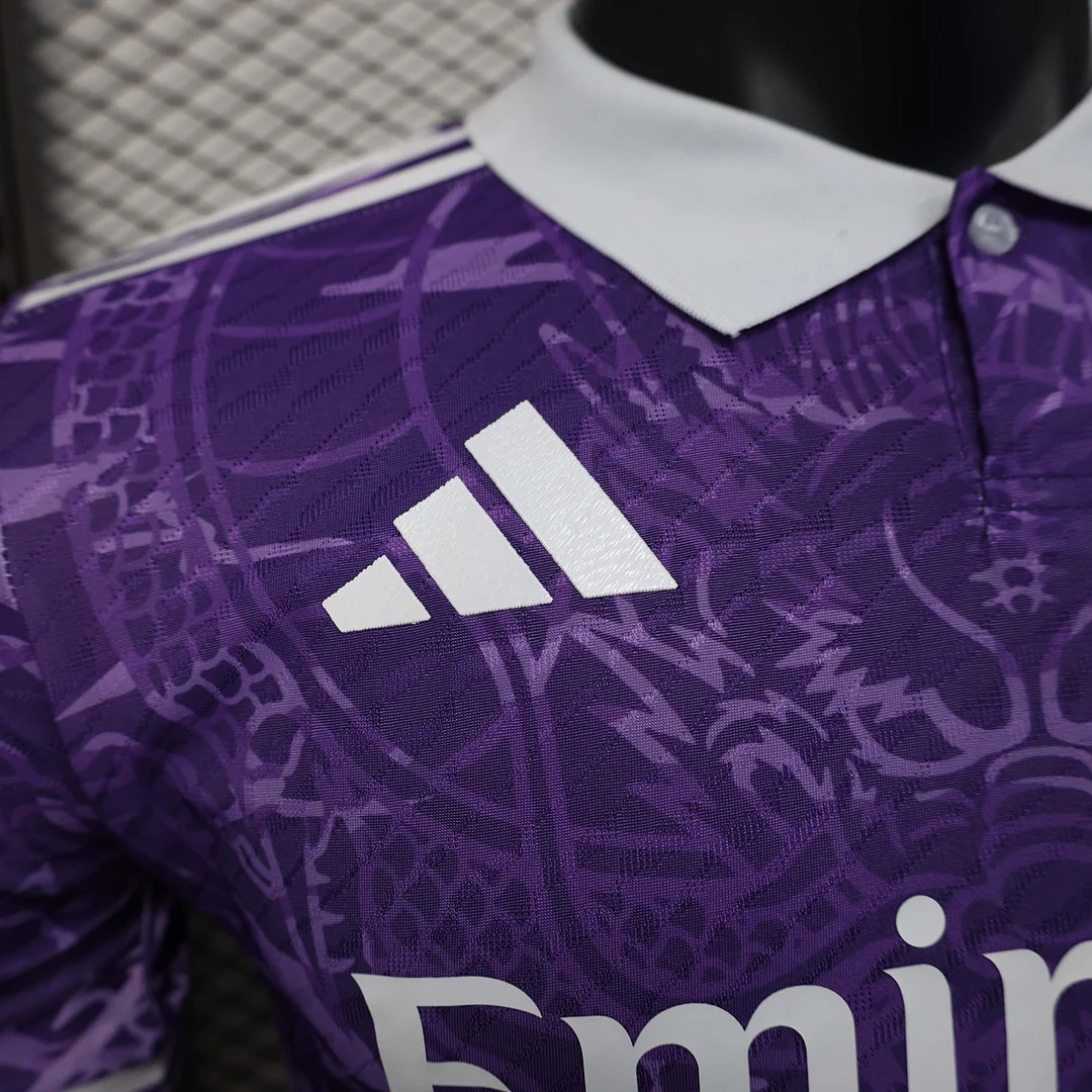 2025/2026 Player Version Real Madrid Special Edition Purple Football Shirt 1:1 Thai Quality - Image 4