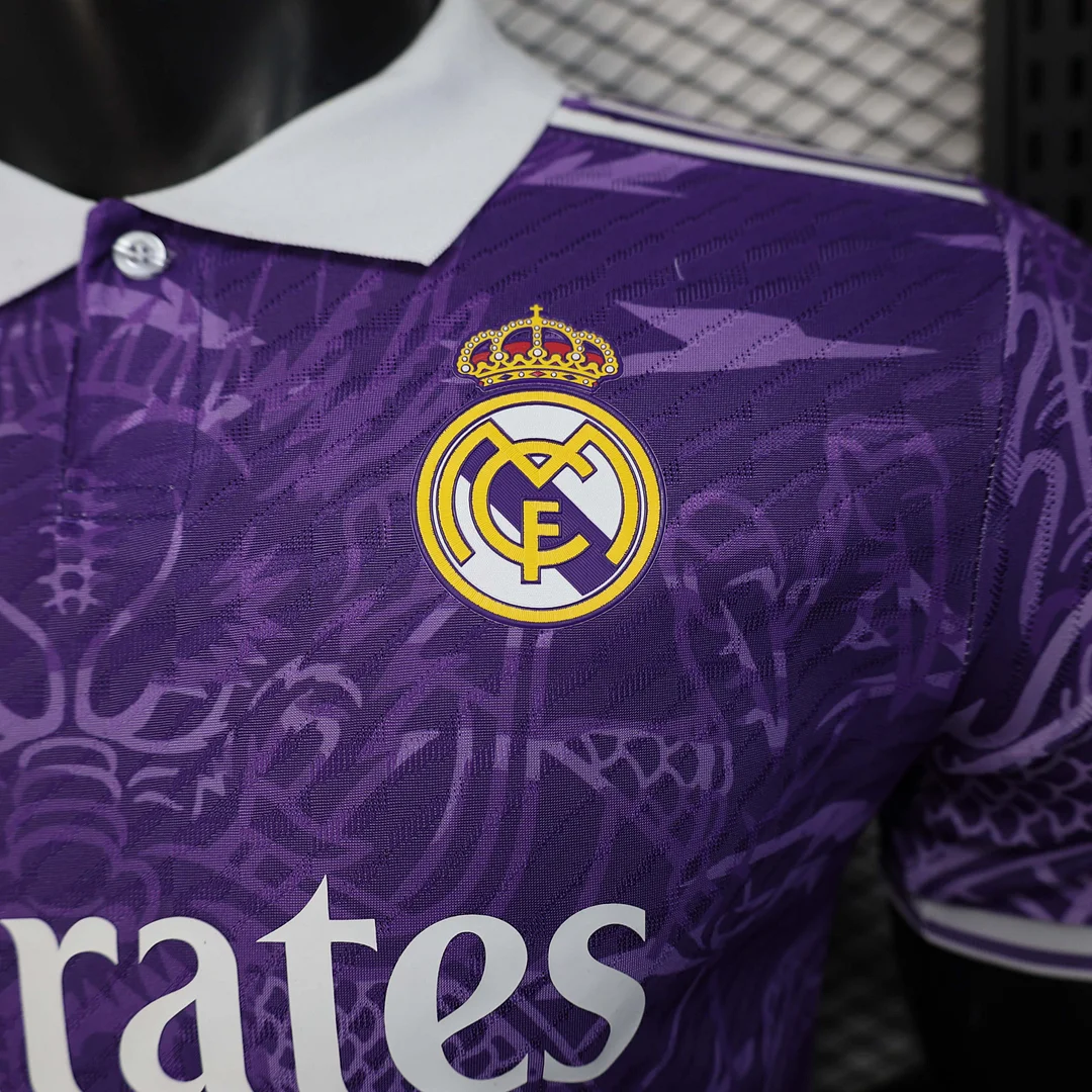 2025/2026 Player Version Real Madrid Special Edition Purple Football Shirt 1:1 Thai Quality - Image 6