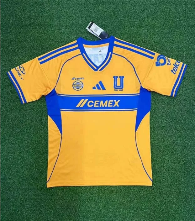 2025/2026 Tigres Home Football Shirt 1:1 Thai Quality