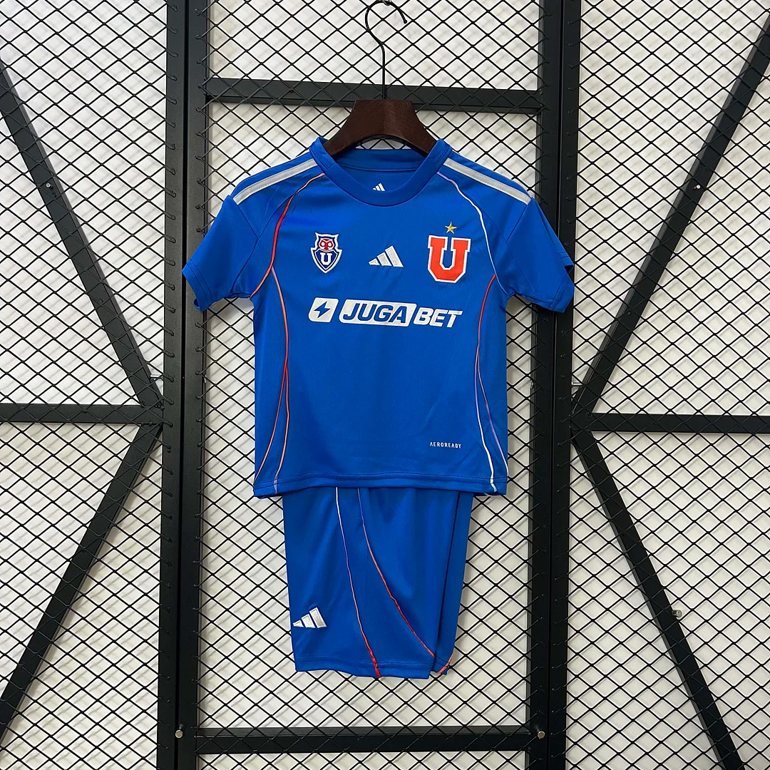 2025/2026 Universidad de Chile Home Football Shirt 1:1 Thai Quality Kids Size