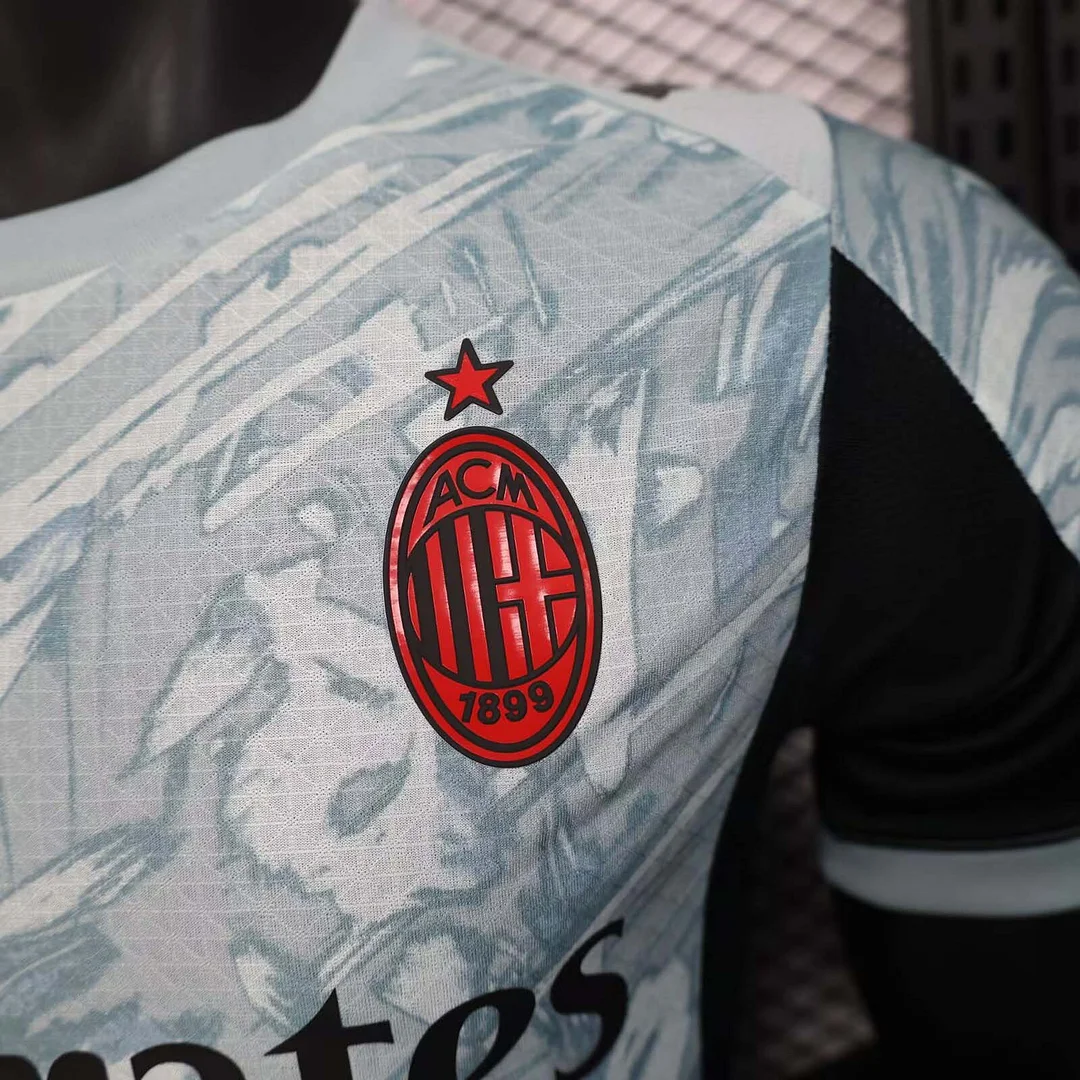 2025/2026 Player Version AC Milan Goalkeeper Grey Football Shirt 1:1 Thai Quality - Image 7