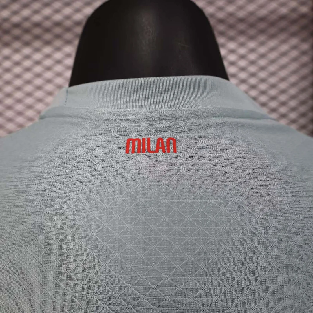 2025/2026 Player Version AC Milan Goalkeeper Grey Football Shirt 1:1 Thai Quality - Image 10