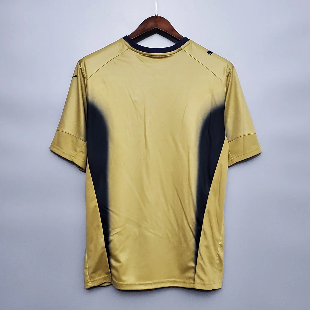 2006 Retro Italy Goalkeeper Gold Soccer Shirt - Image 2
