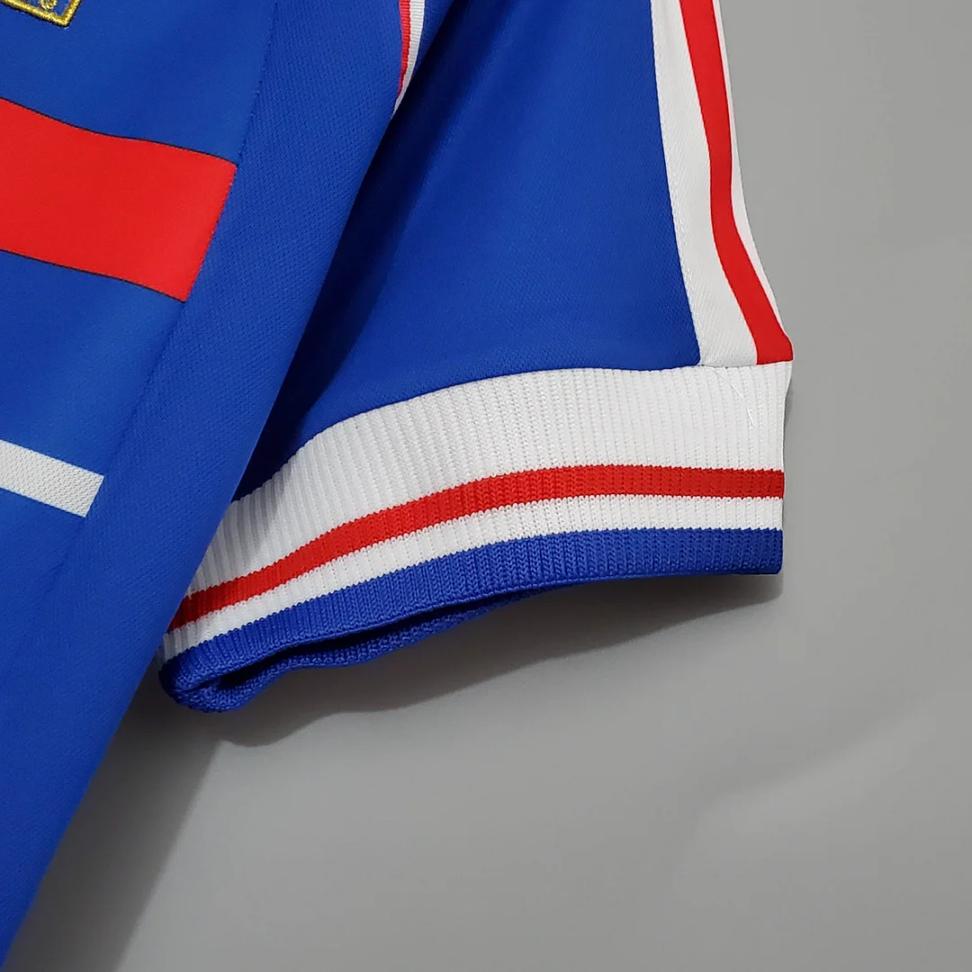 1998 Retro France Home Football Shirt - Image 7
