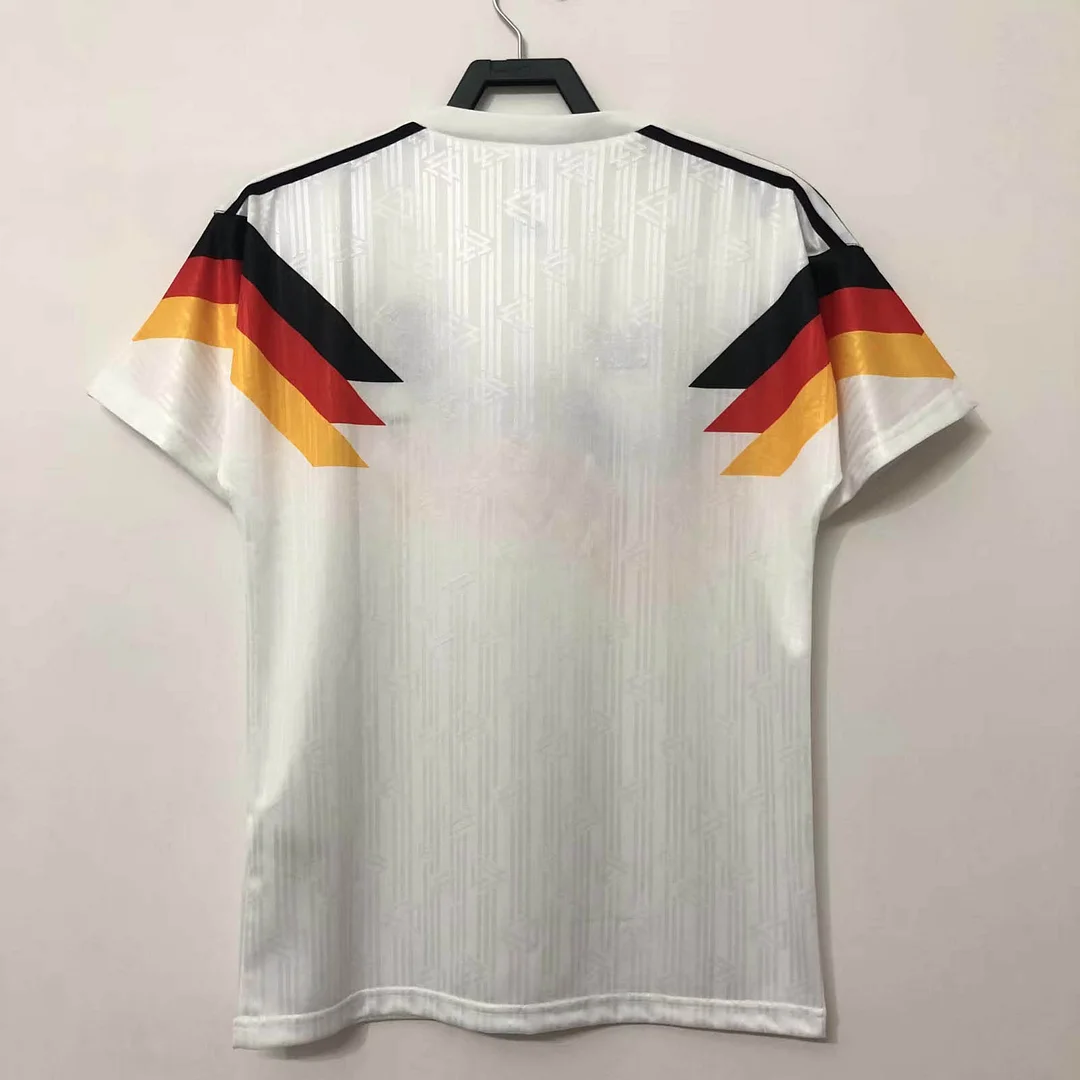 1990 Retro Soccer Jersey Germany Home - Image 2