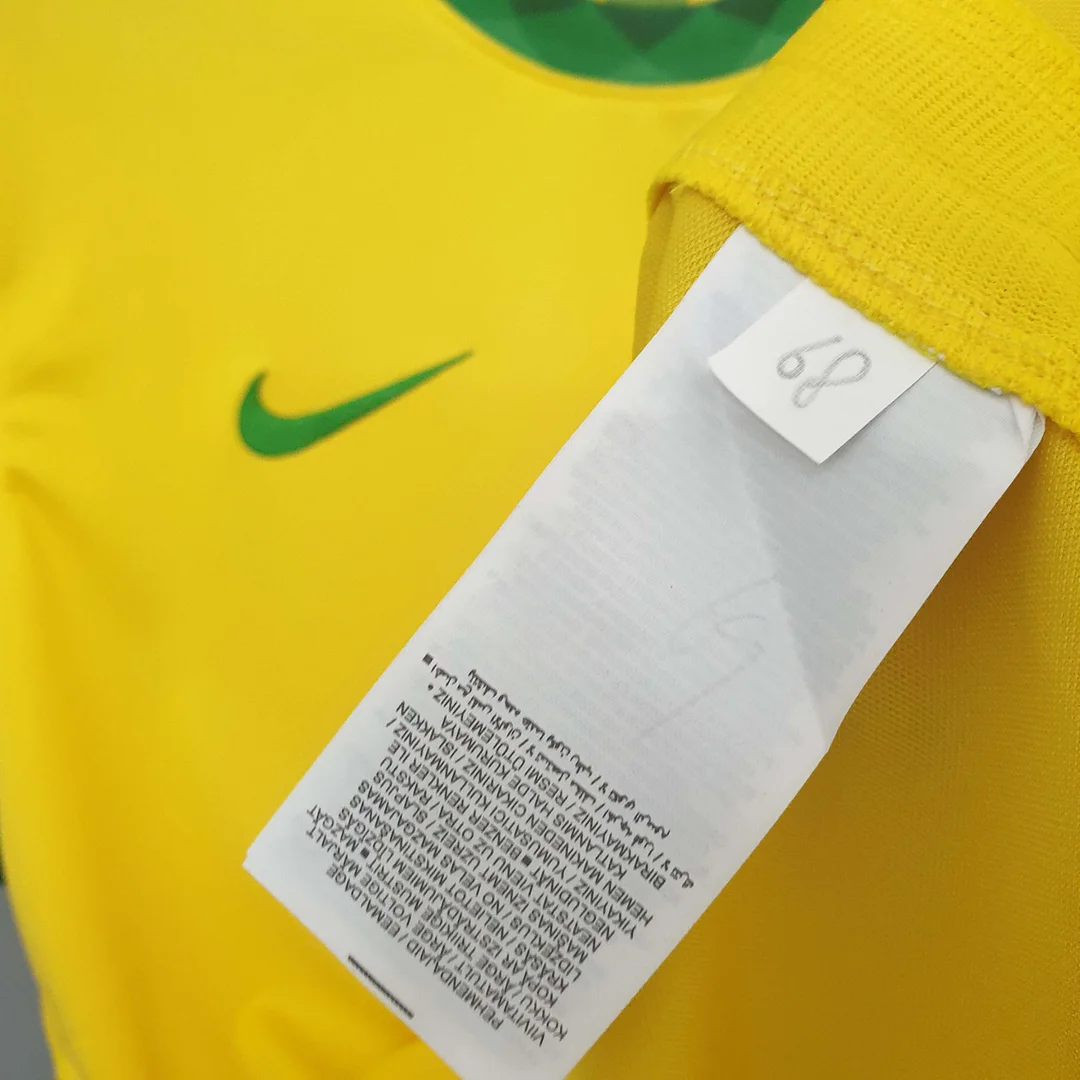 2020 Retro Brazil Home Football Shirt 1:1 Thai Quality - Image 6