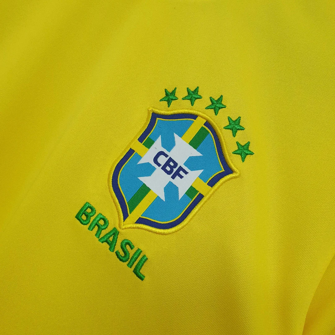 2020 Retro Brazil Home Football Shirt 1:1 Thai Quality - Image 7