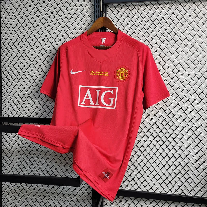 2007/2008 Retro Manchester United Home Champions League Edition Football Shirt 1:1 Thai Quality - Image 6