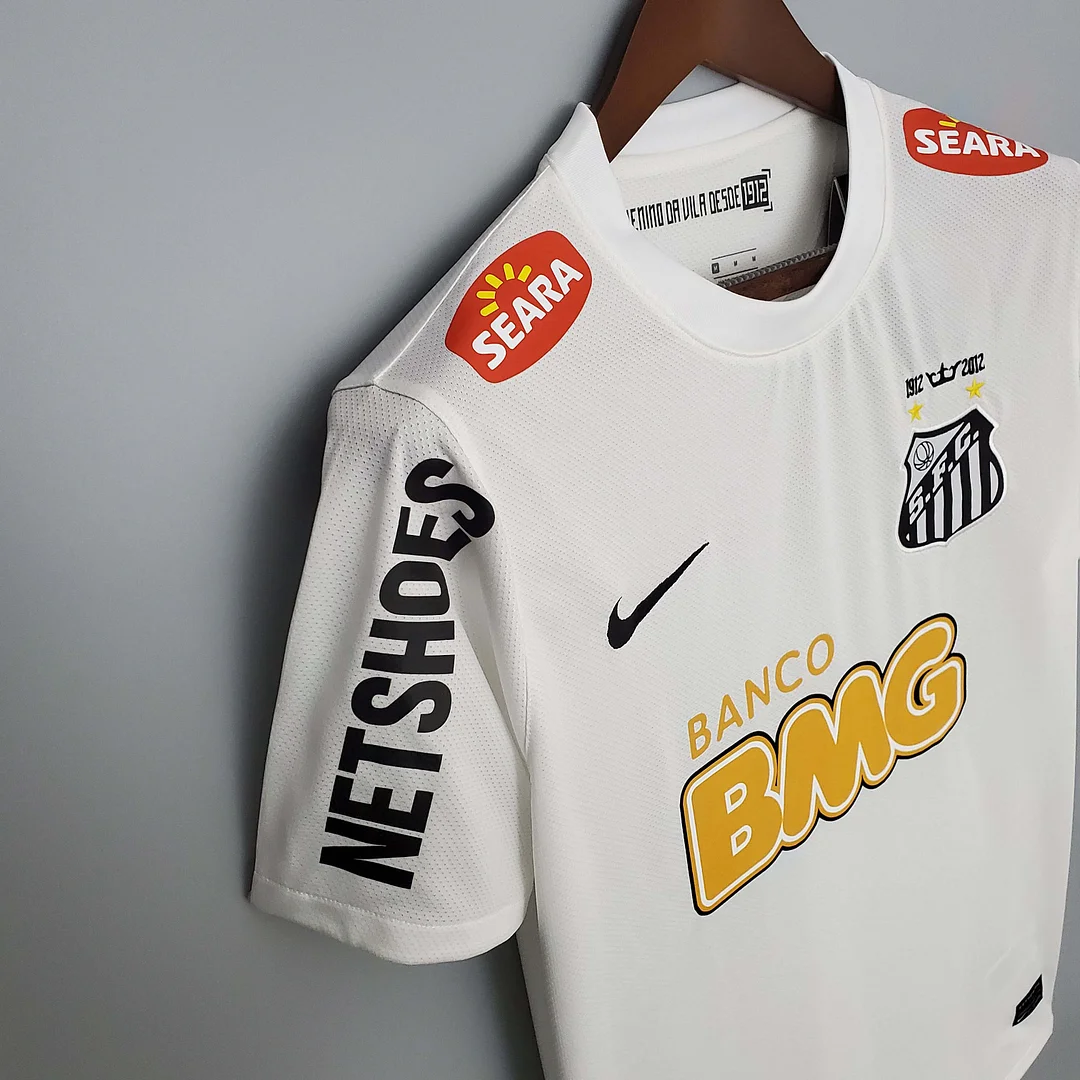 2012 Retro Santos Home Soccer Jersey - Image 6