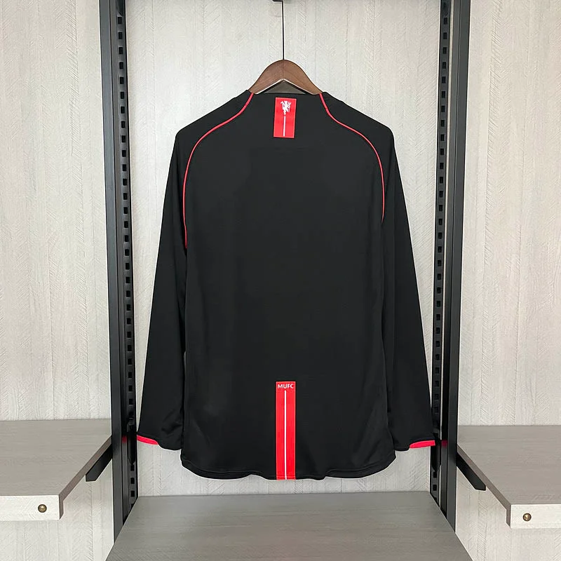 2007/2008 Retro Long Sleeve Manchester United Third Away Football Shirt 1:1 Thai Quality - Image 2