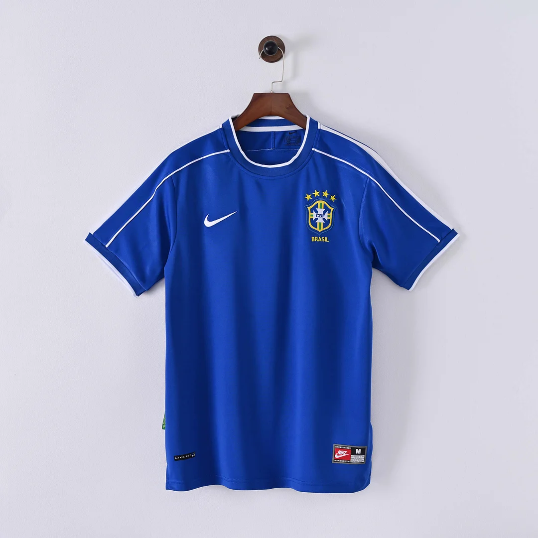 1998 Retro Brazil Away Football Shirt 1:1 Thai Quality